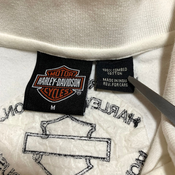 ハーレーダビッドソン Harley-Davidson ポロシャツ ホワイト オハイオ メンズM
