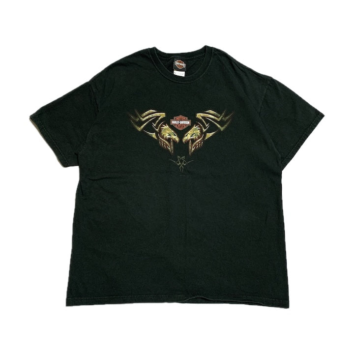 ハーレーダビッドソン Harley-Davidson Tシャツ USA製 テキサス ブラック メンズXL