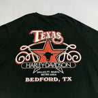 ハーレーダビッドソン Harley-Davidson Tシャツ USA製 テキサス ブラック メンズXL
