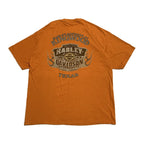 ハーレーダビッドソン Harley-Davidson Tシャツ USA製 テキサス オレンジ メンズXL