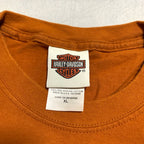ハーレーダビッドソン Harley-Davidson Tシャツ USA製 テキサス オレンジ メンズXL
