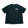 ハーレーダビッドソン Harley-Davidson Tシャツ ヘンリーネック シルバーデール メンズL