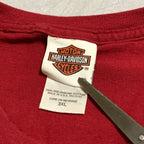ハーレーダビッドソン Harley-Davidson Tシャツ USA製 レッド フロリダ メンズ3XL