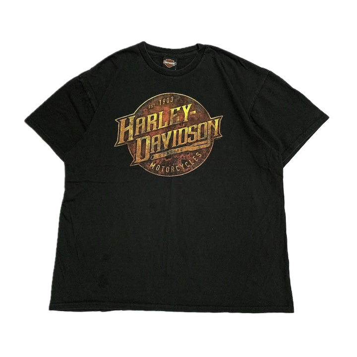 ハーレーダビッドソン Harley-Davidson Tシャツ サウスダコタ ブラック メンズXL
