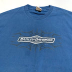 ハーレーダビッドソン Harley-Davidson Tシャツ アバランチ ブルー メンズL
