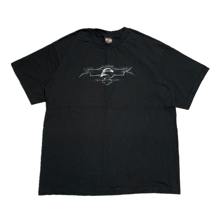 ハーレーダビッドソン Harley-Davidson Tシャツ USA製 フランス ブラック メンズXXL