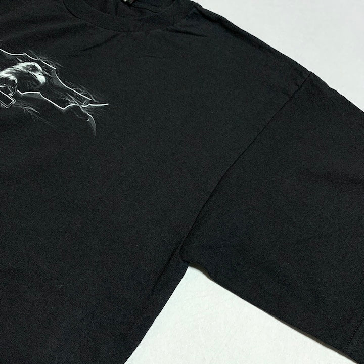 ハーレーダビッドソン Harley-Davidson Tシャツ USA製 フランス ブラック メンズXXL