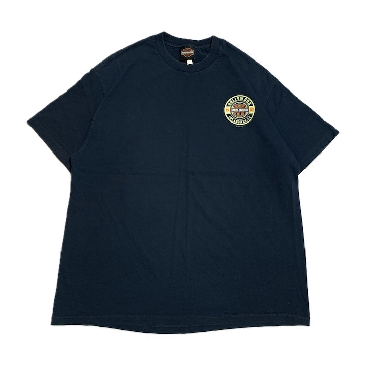 ハーレーダビッドソン Harley-Davidson Tシャツ ロサンゼルス ネイビー メンズXL