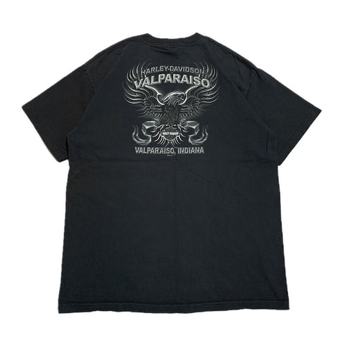 ハーレーダビッドソン Harley-Davidson Tシャツ バルパライソ ブラック メンズXL