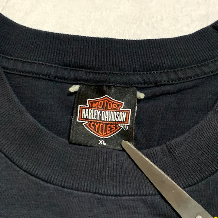 ハーレーダビッドソン Harley-Davidson Tシャツ バルパライソ ブラック メンズXL