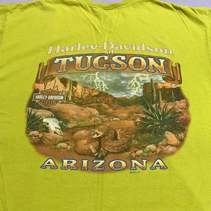 ハーレーダビッドソン Harley-Davidson Tシャツ アリゾナ グリーン メンズXL