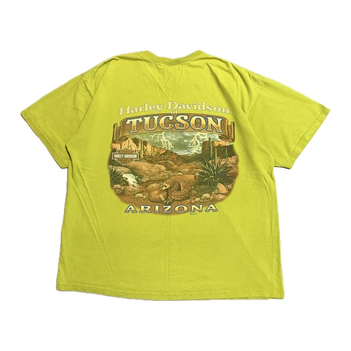 ハーレーダビッドソン Harley-Davidson Tシャツ アリゾナ グリーン メンズXL