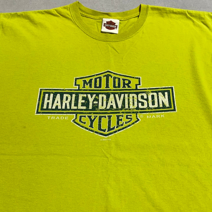 ハーレーダビッドソン Harley-Davidson Tシャツ アリゾナ グリーン メンズXL