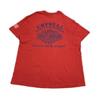 ハーレーダビッドソン Harley-Davidson Tシャツ USA製 ナンバーワン レッド メンズL