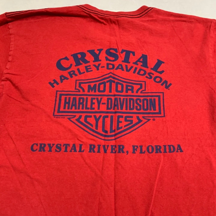 ハーレーダビッドソン Harley-Davidson Tシャツ USA製 ナンバーワン