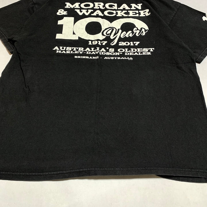 ハーレーダビッドソン Harley-Davidson Tシャツ Morgan & Wacker 100周年 メンズL