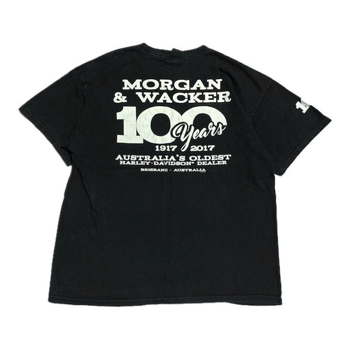 ハーレーダビッドソン Harley-Davidson Tシャツ Morgan & Wacker 100周年 メンズL