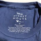ディズニー Disney Tシャツ ミッキー ネイビー メンズM