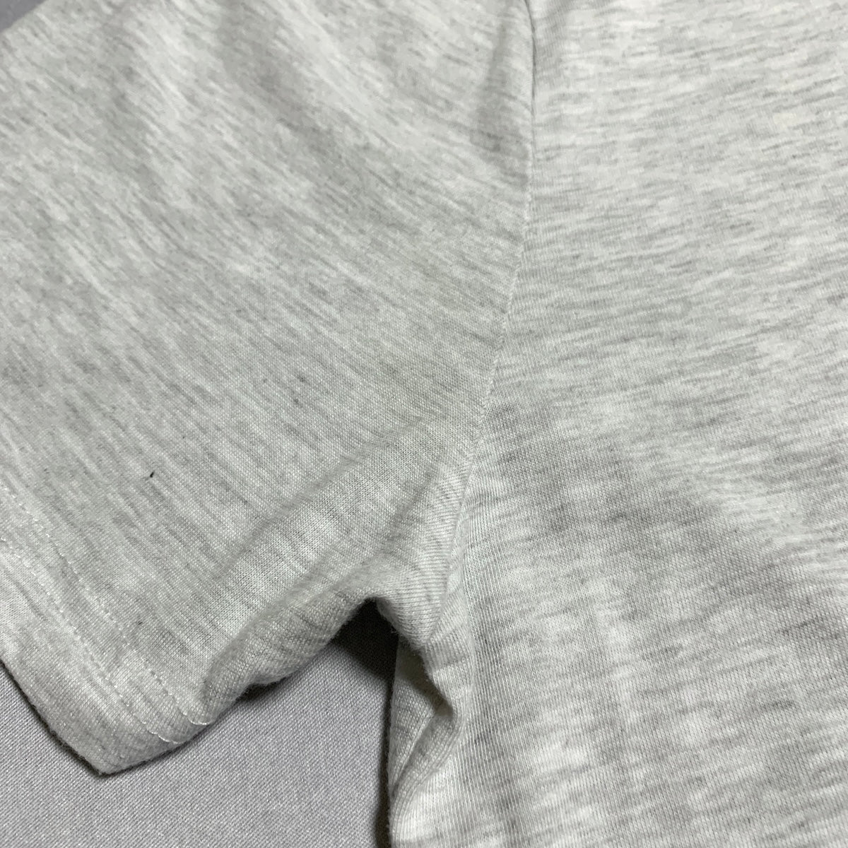 ディズニー Disney Tシャツ ミッキー クリスマス ライトグレー メンズXL