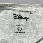 ディズニー Disney Tシャツ ミッキー クリスマス ライトグレー メンズXL