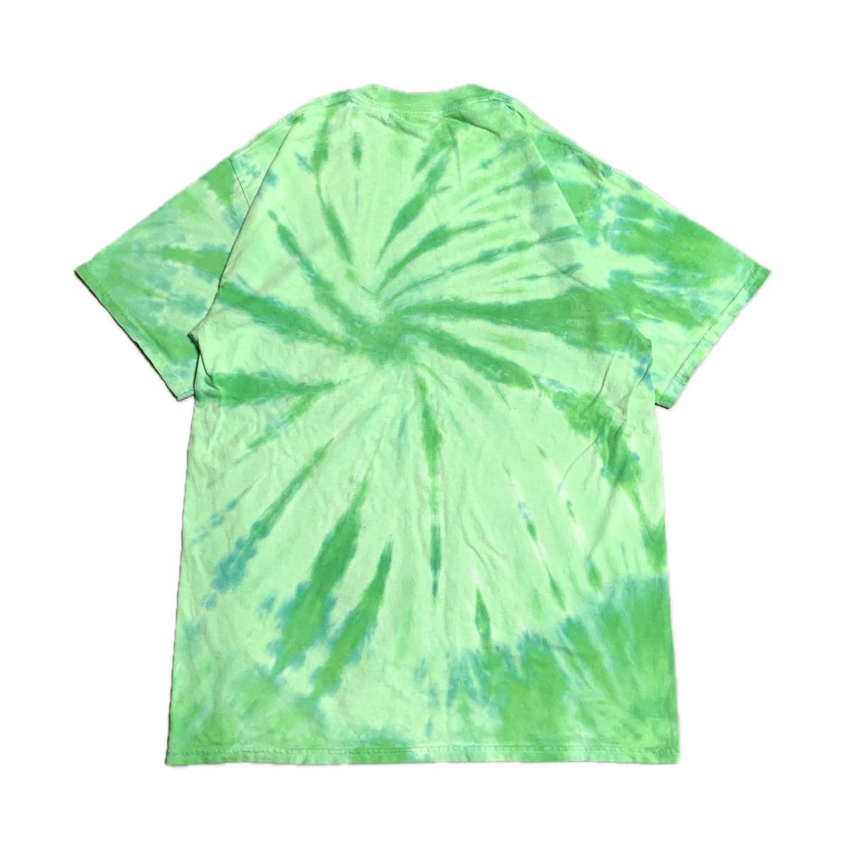 ディズニー Disney Tシャツ ミッキー タイダイ グリーン メンズM
