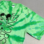 ディズニー Disney Tシャツ ミッキー タイダイ グリーン メンズM