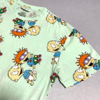ニコロデオン nickelodeon Tシャツ チャッキーフィンスター ライトグリーン メンズL