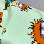 ニコロデオン nickelodeon Tシャツ チャッキーフィンスター ライトグリーン メンズL