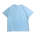 ピーナッツ PEANUTS Tシャツ スヌーピー 刺繍 ライトブルー メンズL