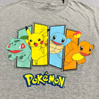 ポケモン pokemon Tシャツ グレー キャラT メンズS