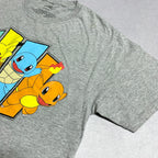 ポケモン pokemon Tシャツ グレー キャラT メンズS