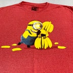 ミニオン minion Tシャツ レッド キャラT メンズL