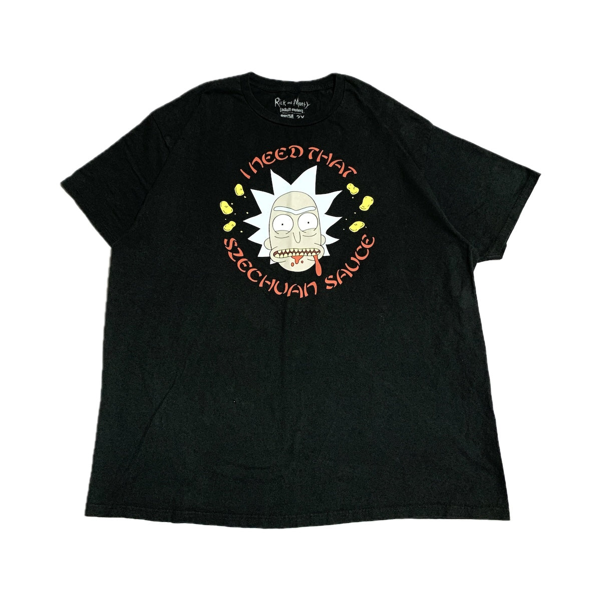 リックアンドザモーティー rick and morty Tシャツ ブラック メンズXXL