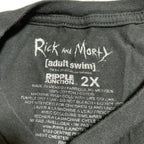 リックアンドザモーティー rick and morty Tシャツ ブラック メンズXXL