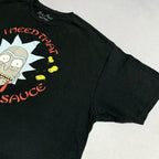 リックアンドザモーティー rick and morty Tシャツ ブラック メンズXXL