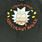 リックアンドザモーティー rick and morty Tシャツ ブラック メンズXXL