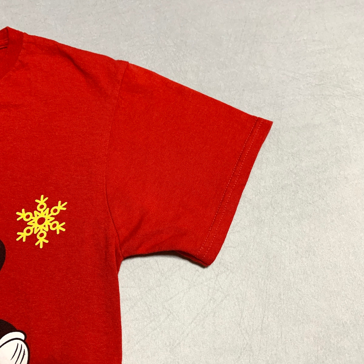 ディズニー Disney Tシャツ ミッキー ミニー レッド メンズS