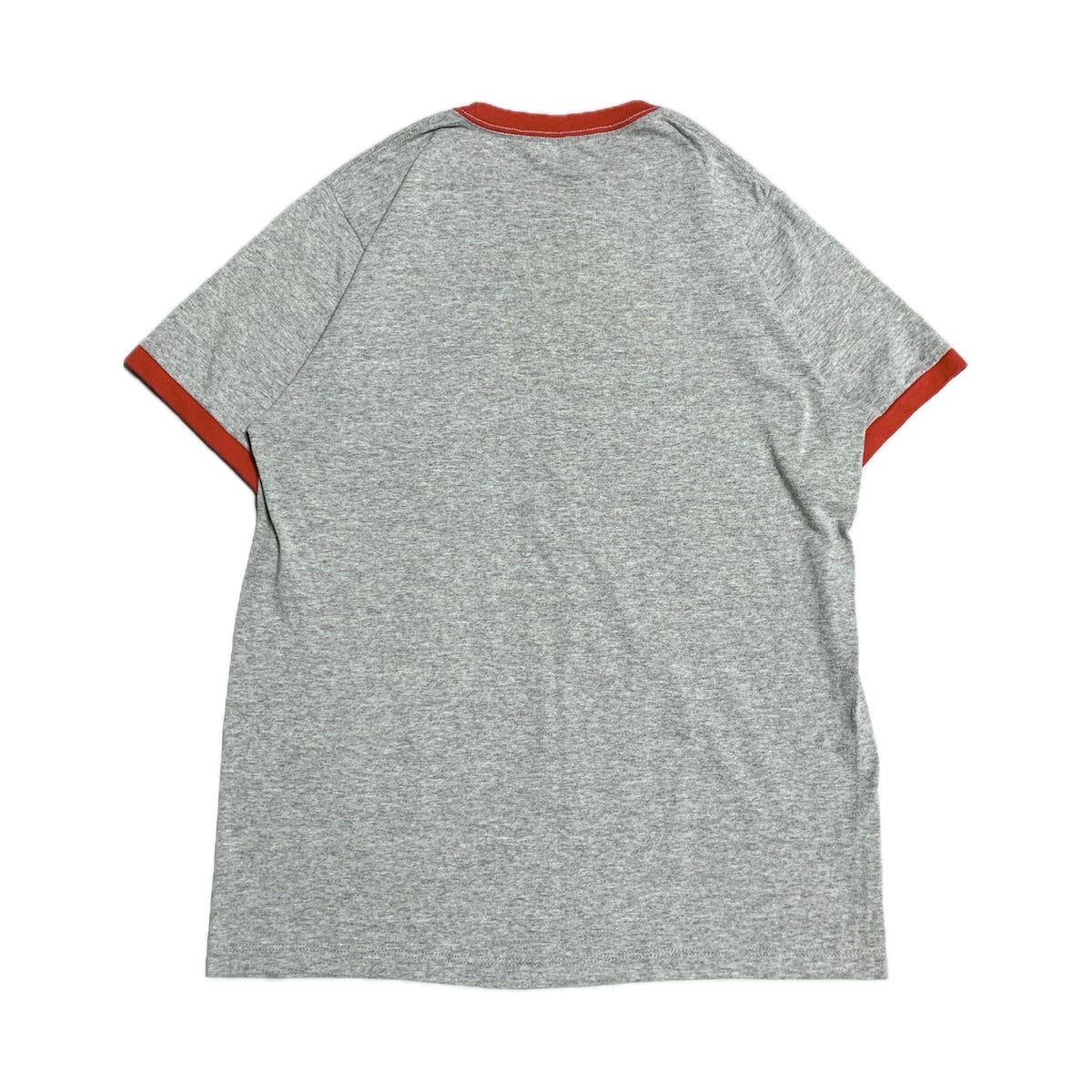 ディズニー Disney Tシャツ ミッキー リンガーT グレー メンズM