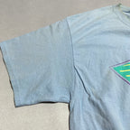 ディズニー Disney Tシャツ ミッキー ライトブルー メンズL