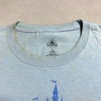 ディズニー Disney Tシャツ ミッキー ライトブルー メンズL