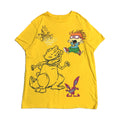 ニコロデオン nickelodeon Tシャツ ラグラッツ イエロー メンズXL