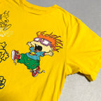 ニコロデオン nickelodeon Tシャツ ラグラッツ イエロー メンズXL