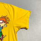 ニコロデオン nickelodeon Tシャツ ラグラッツ イエロー メンズXL