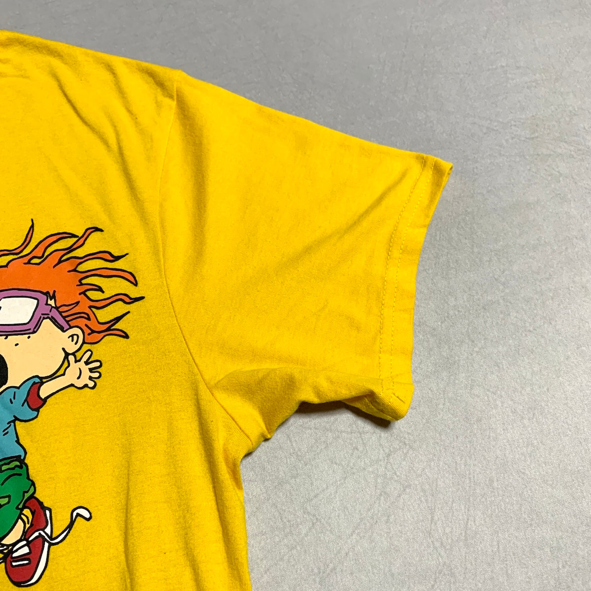 ニコロデオン nickelodeon Tシャツ ラグラッツ イエロー メンズXL