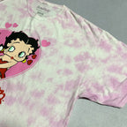 ベティ・ブープ BettyBoop Tシャツ ピンク タイダイ メンズL