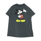 ディズニー Disney Tシャツ ミッキー グレー メンズM