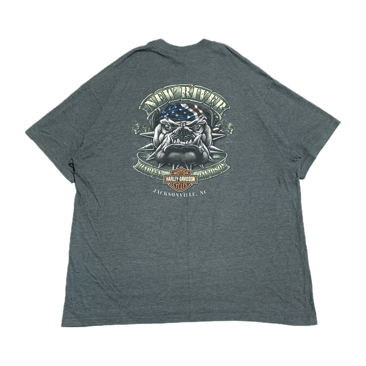 ハーレーダビッドソン Harley-Davidson Tシャツ ヘインズ グレー メンズXXL