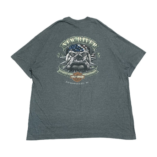 ハーレーダビッドソン Harley-Davidson Tシャツ ヘインズ グレー メンズXXL