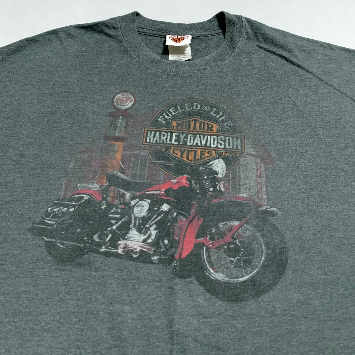 ハーレーダビッドソン Harley-Davidson Tシャツ ヘインズ グレー メンズXXL