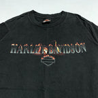 ハーレーダビッドソン Harley-Davidson Tシャツ ブラック カリフォルニア メンズM